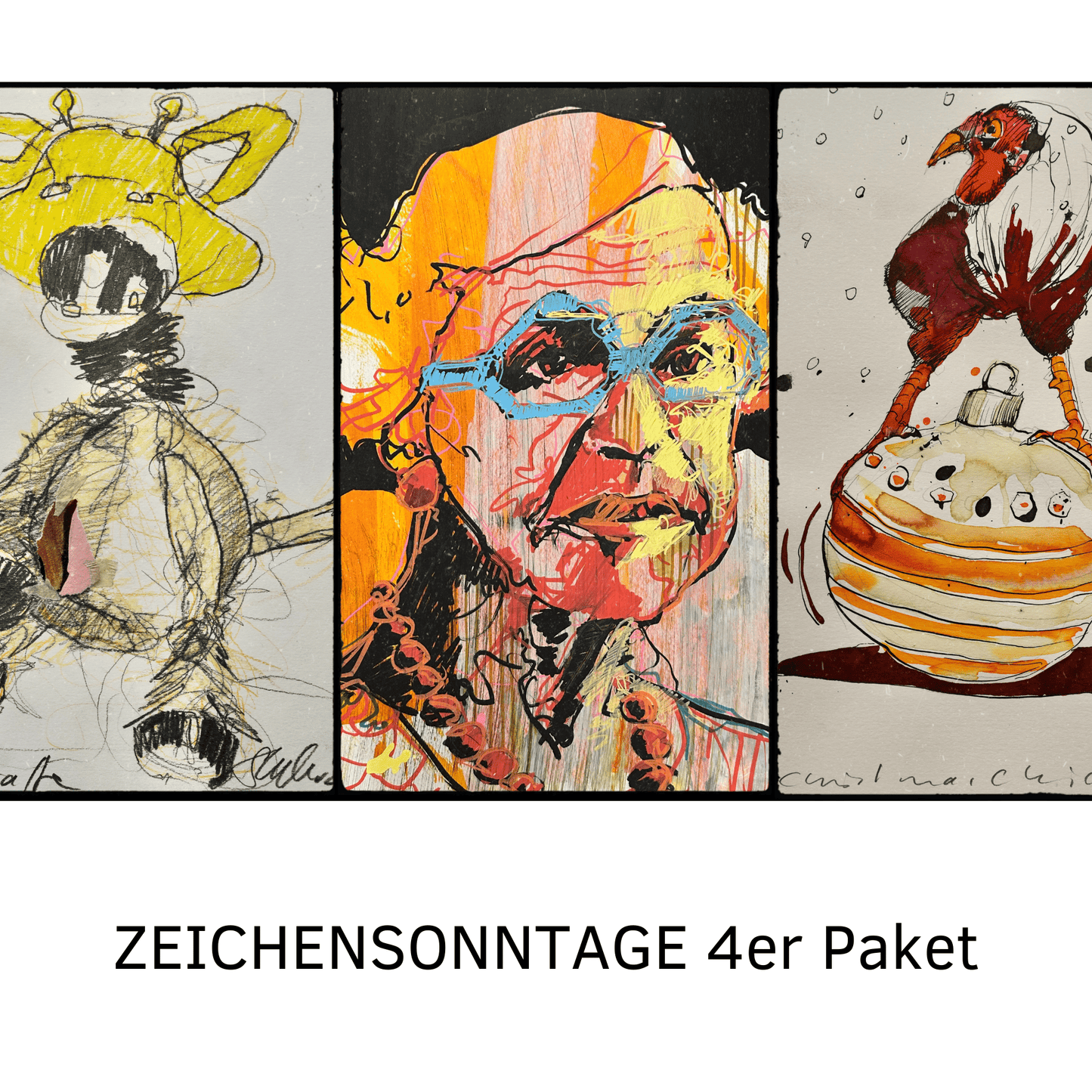 4er Paket - ZEICHENSONNTAGE