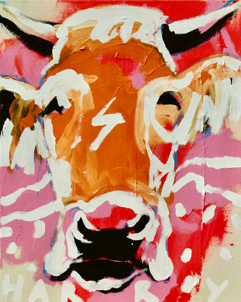 WEIHNACHTSTIERE - MIT ACRYL UND BLEISTIFT